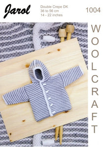 Woolcraft 1004 - Baby Set Knitting Pattern