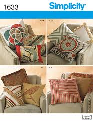 Simplicity 1633 - Cushion Covers Sewing Pattern