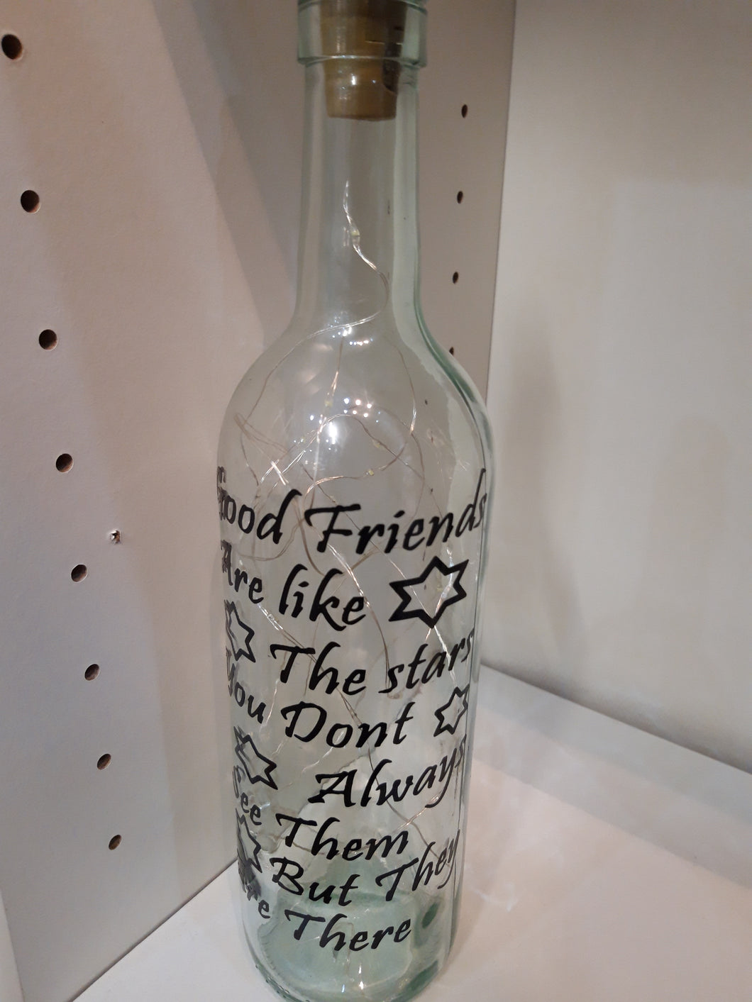 Light-up Bottle -'Good friends'