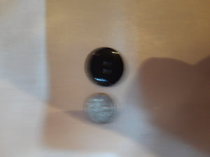 Plain Black Button