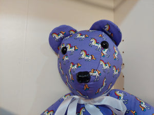 'Unicorn'  Handmade Bear