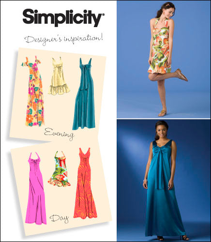 Simplicity 2582 - Ladies Dress Sewing Pattern - Size 6-14