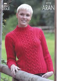 King Cole 2772 - Jumper and Top Knitting Pattern - 34 - 44 inches