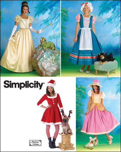 Simplicity 2827 - Adult Costumes Sewing Pattern - Size 6-12