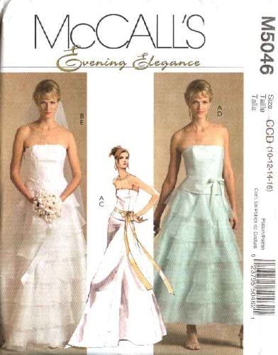 Mccalls 5046 - Wedding Dress Sewing Pattern