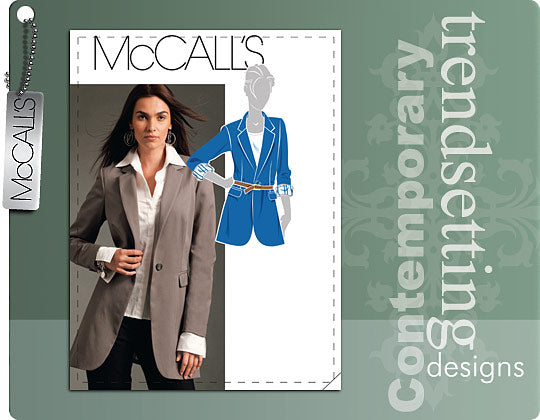 Mccalls 5938 - Ladies Jacket Sewing Pattern - Size 6-14