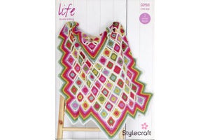 Stylecraft 9256 - Crochet Blanket Pattern