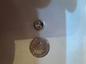 Extra Small Silver Button