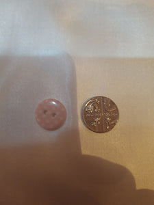 Small Pink Spotty Button