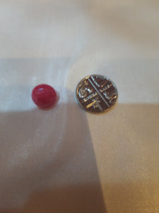 Small Cerise Pink Button
