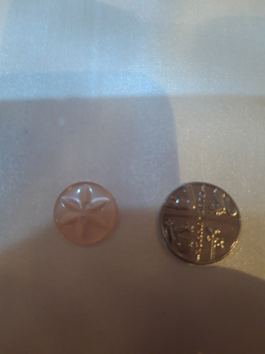 Medium Pink Star Button – Make it Wight