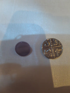Medium Lilac Shank Button
