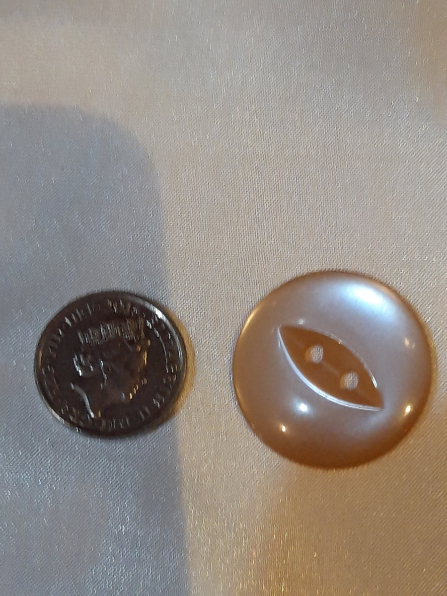 Extra Large Beige Fish-eye Button – Make it Wight