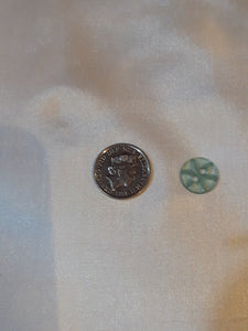 Extra Small Turquoise Green Star Button