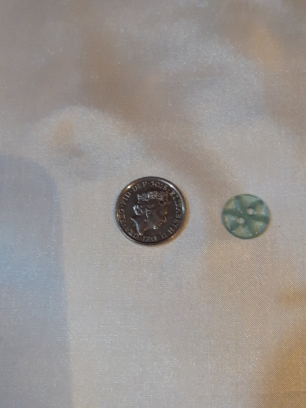 Extra Small Turquoise Green Star Button