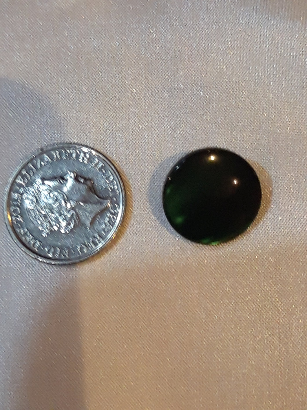 Dark Green Shank Button