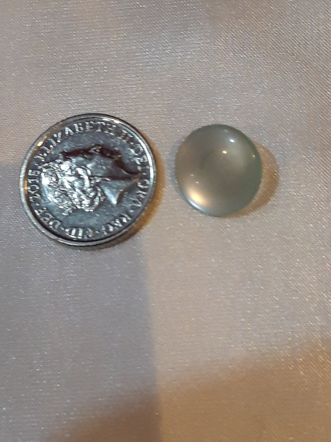 Small Mint Green Shank Button