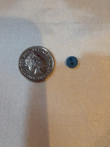 Extra Extra Small Saxe Blue Button
