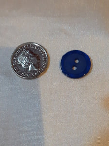 Small Royal Blue Button