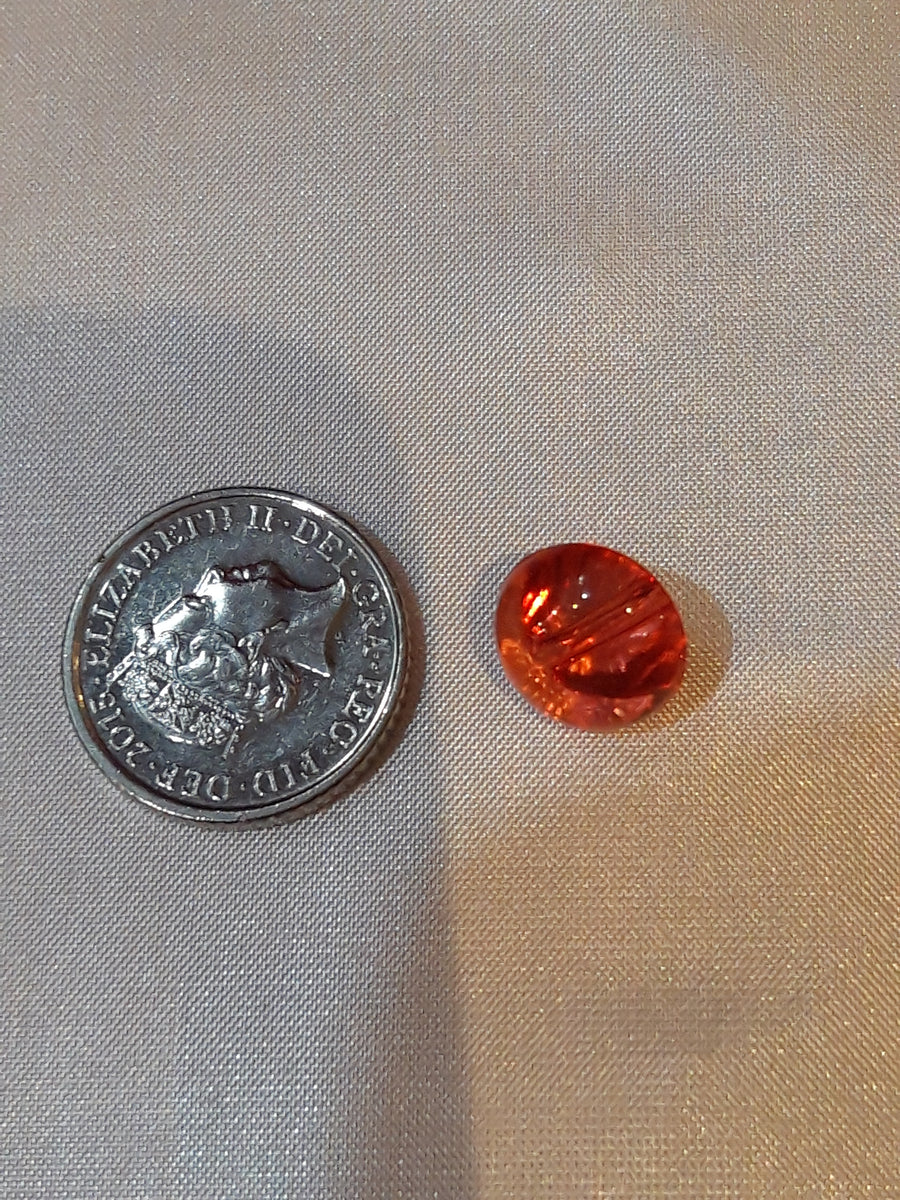 Small Clear Red Button – Make it Wight