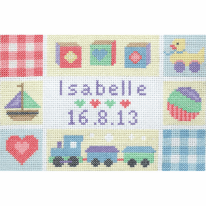 Counted Cross Stitch Kit - Baby Birth Record - Baby