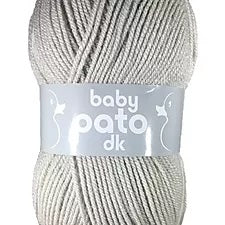 Baby Pato Soft Grey Double Knit Yarn