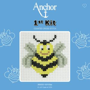 1st Cross Stitch Kit - Bee