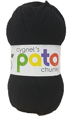 Black Chunky Knit Yarn