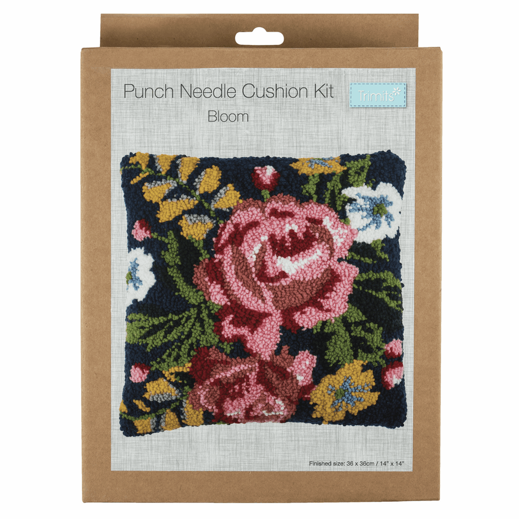 Punch Needle Cushion Kit  - Bloom