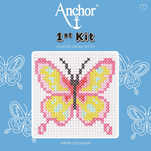 1st Cross Stitch Kit - Butterfly