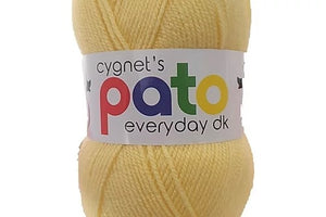 Pato Buttermilk ( pale yellow colour)  Double Knit Yarn