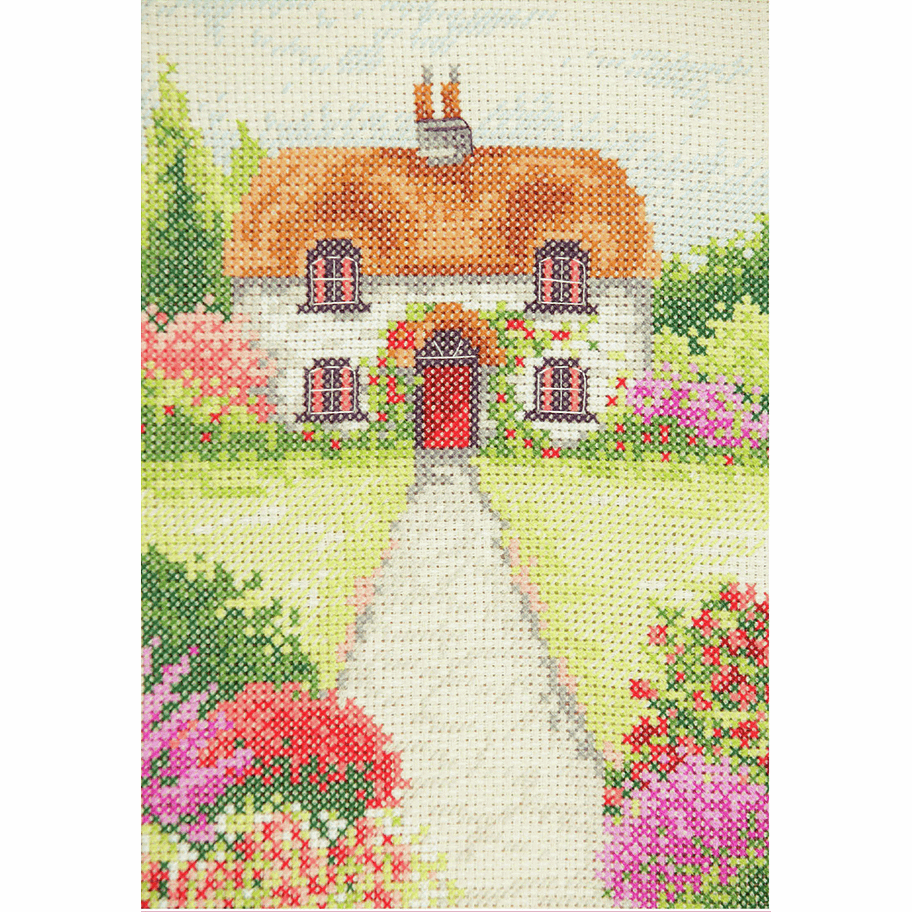 Counted Cross Stitch Kit - Thatched Cottage