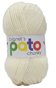 Cream Chunky Knit Yarn