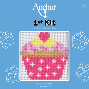 1st Cross Stitch Kit - Cupcake