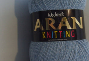 Denim  - Aran Knit Yarn - 400g
