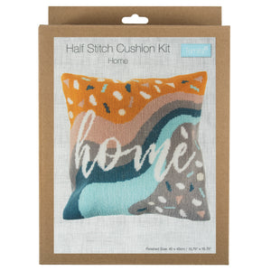 Half ,Cross Stitch Cushion Kit  - Home