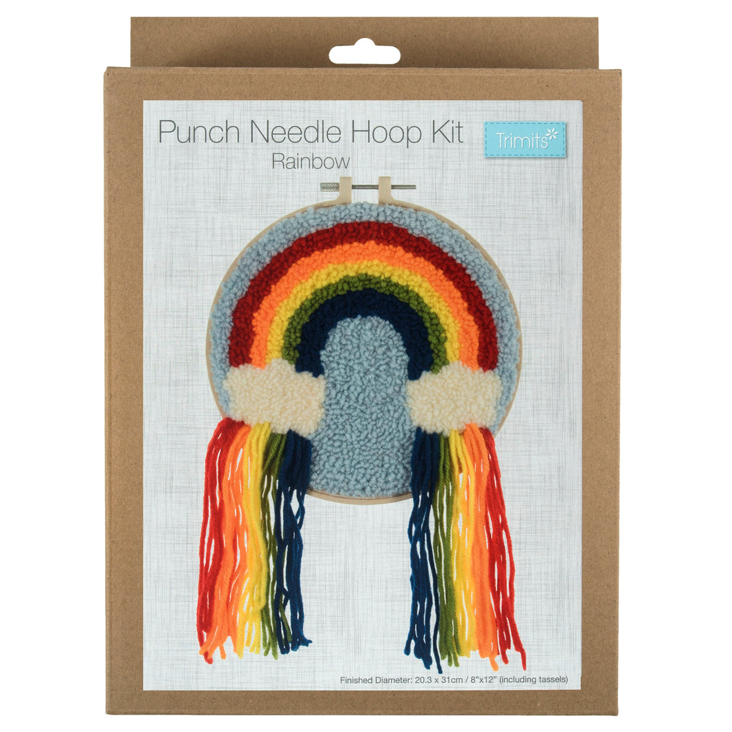 Punch Needle Hoop Kit  - Rainbow