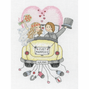 Counted Cross Stitch Kit - Just Married