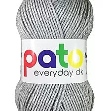 Pato Light Grey Double Knit Yarn