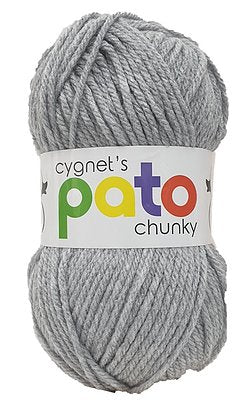 Light Grey Chunky Knit Yarn