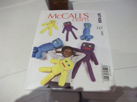 Mccalls 7489 - Toy Robot Sewing Pattern