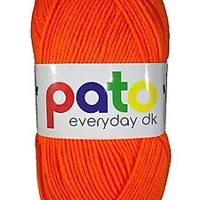 Pato Orange Double Knit Yarn