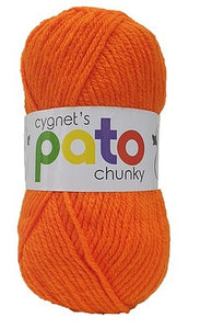 Orange Pato Chunky Knit Yarn