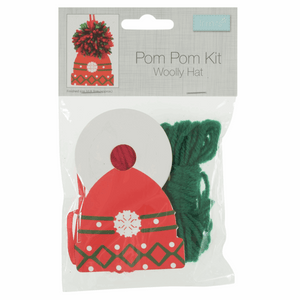 Pom Pom Decoration Kit  - Wooley Hat