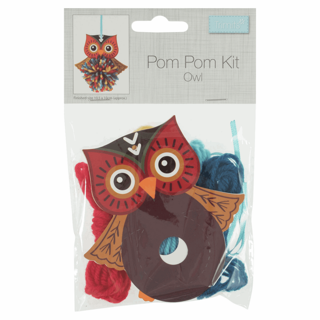 Pom Pom Decoration Kit  - Owl