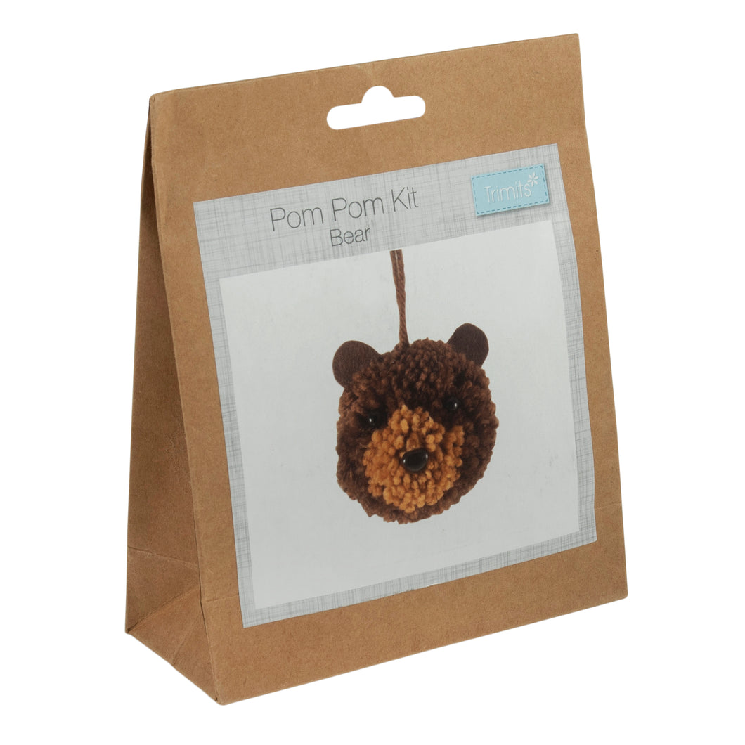 Pom Pom Decoration Kit - Bear