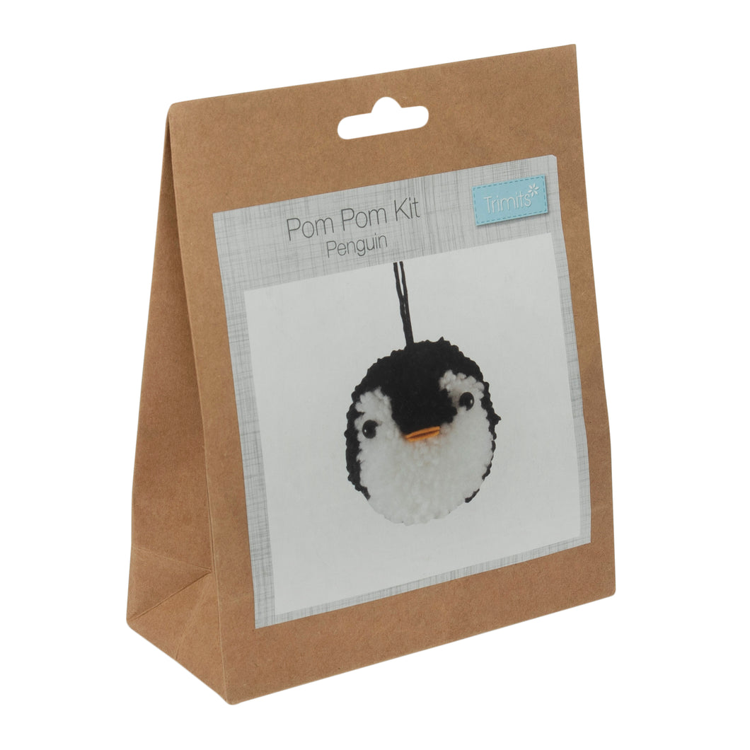 Pom Pom Decoration Kit - Penguin