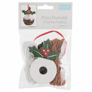 Pom Pom Decoration Kit  - Christmas Pud