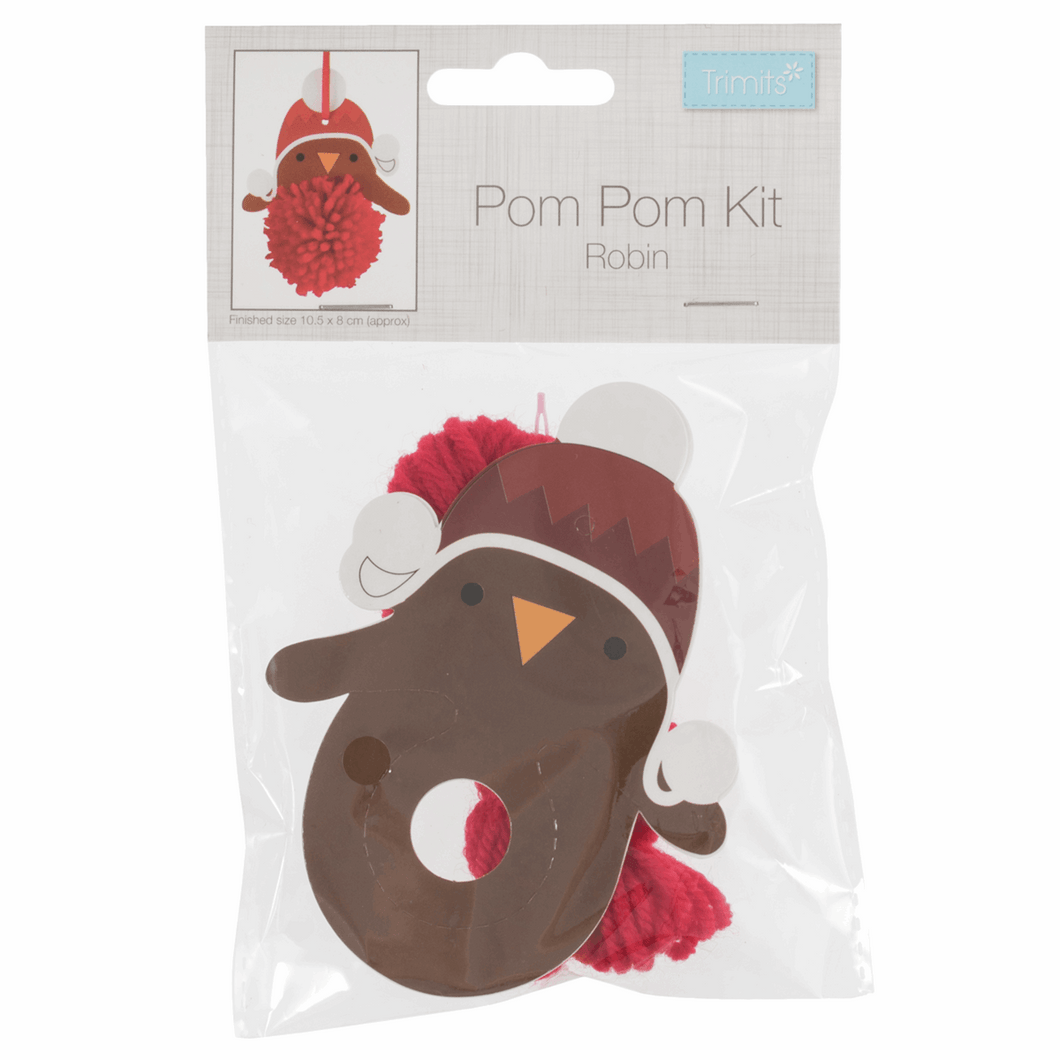 Pom Pom Decoration Kit  - Robin
