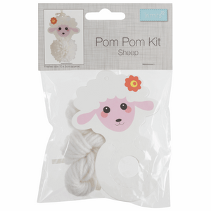 Pom Pom Decoration Kit  - Sheep
